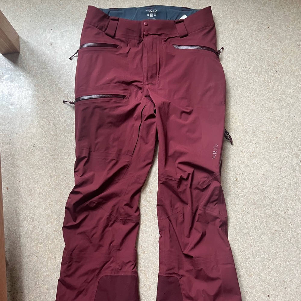 Women’s Rab Khroma Kinetic Pants, Medium, Deep Heather (Burgandy)
